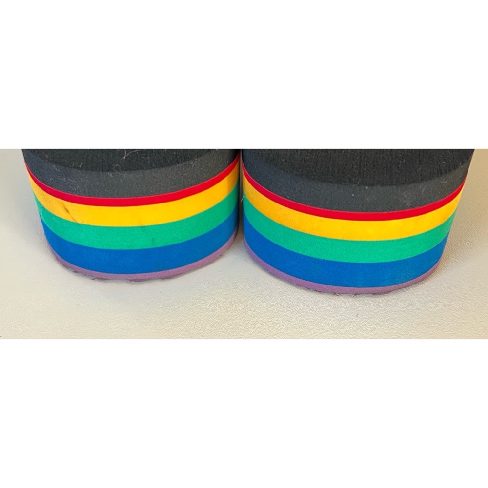 Sanuk Rainbow Yoga Mat Platform Flip Flop Sandals 8 - Picture 7 of 11